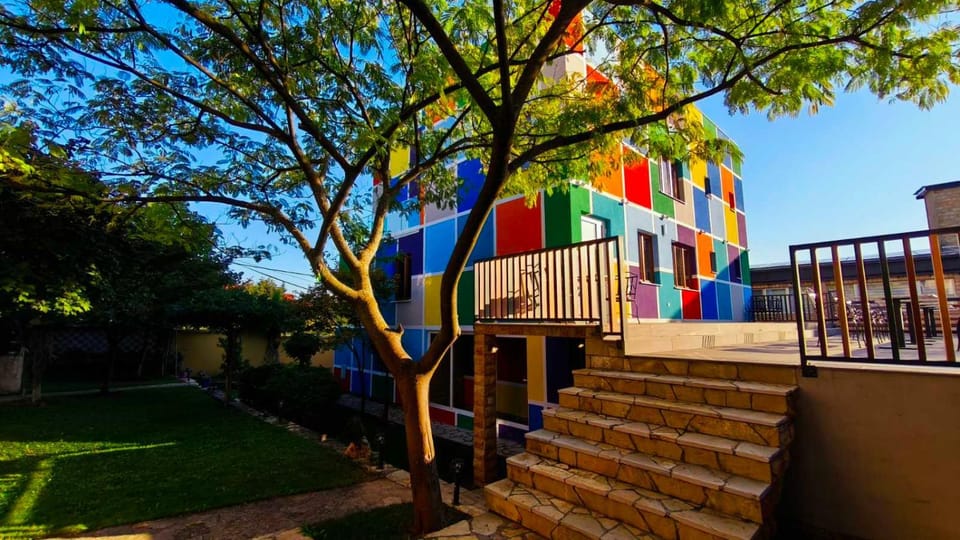 Property building, Garden view