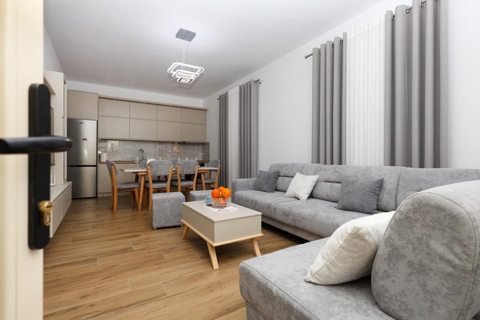 Kitchen or kitchenette, Living room, Dining area