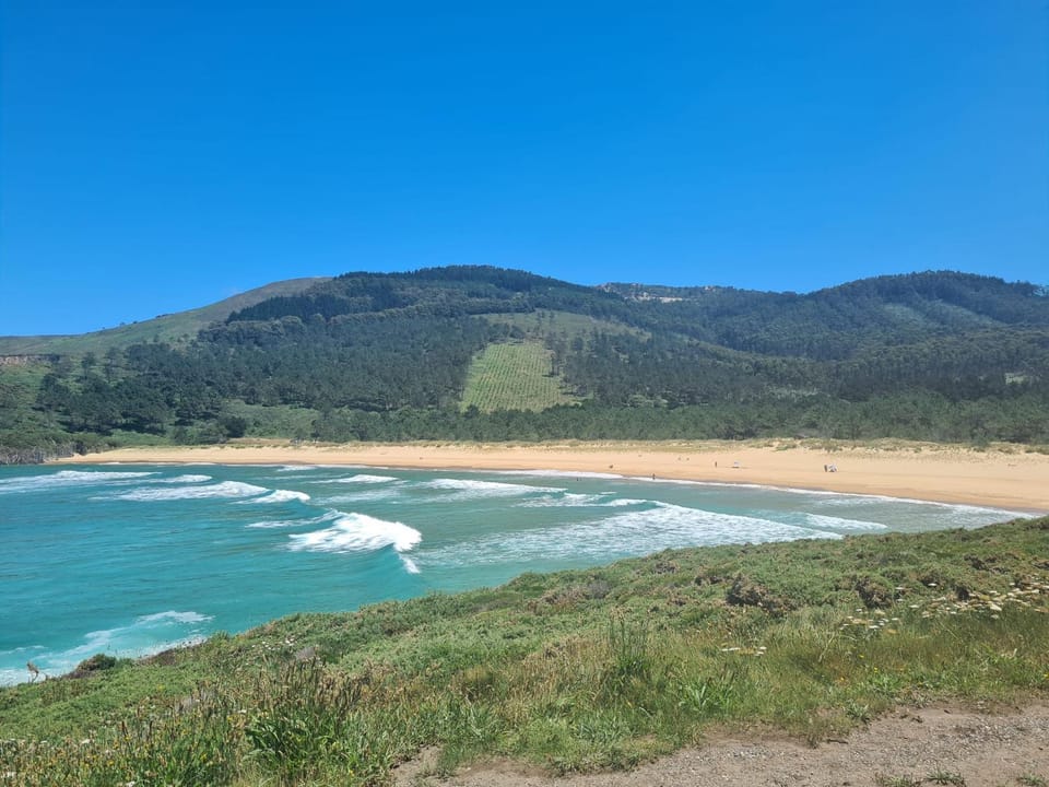 Beach, Mountain view