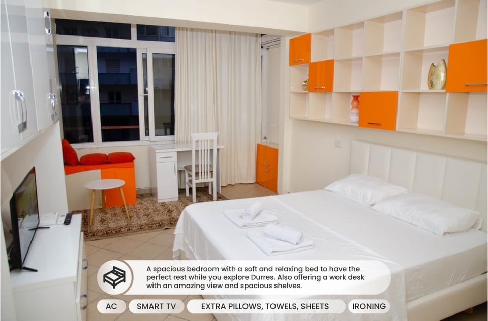 Cozy apartment in durres near sea and city center Apartment in Tirana County, Albania