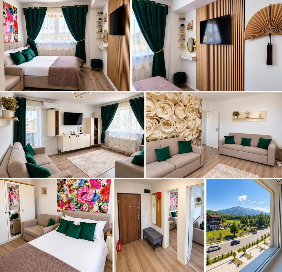 Rox Mountain View Apartment Râșnov Apartment in Brașov County