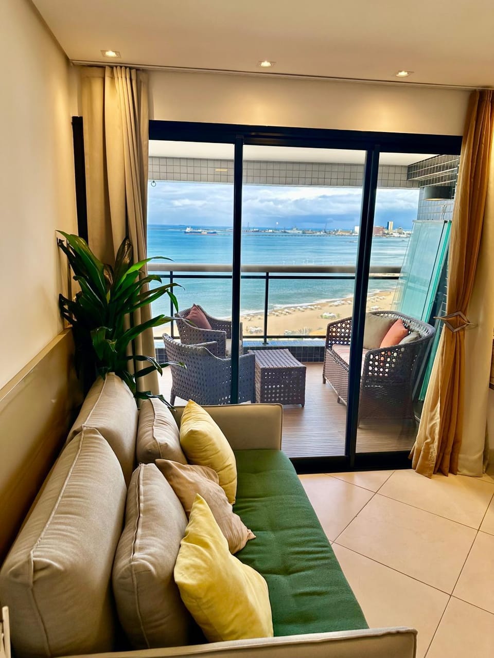 Ed Landscape Apt Luxo de 2 quartos Frente Mar Apartment in Fortaleza