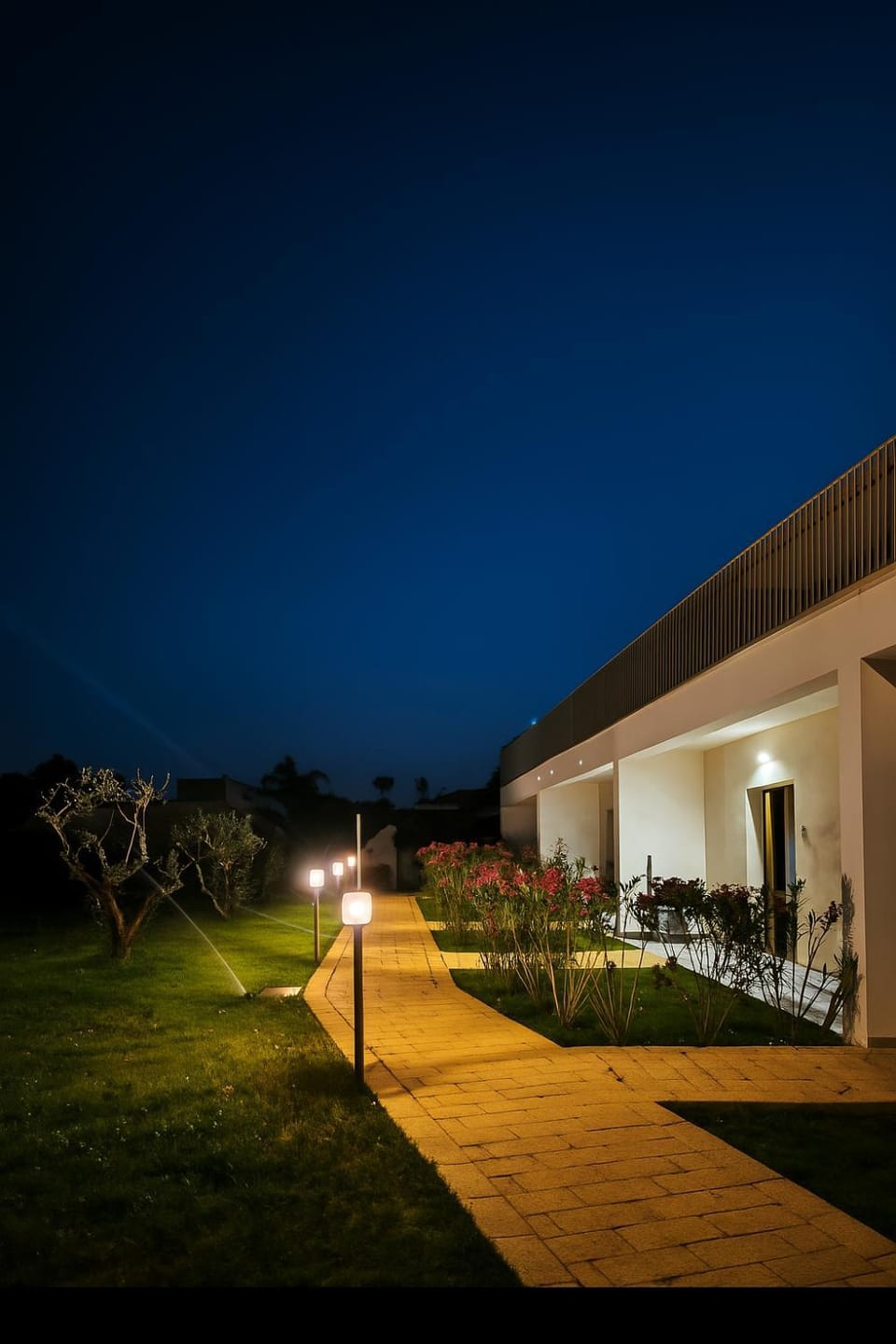 Property building, Garden view