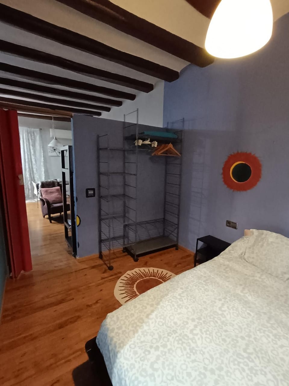 Bed, Photo of the whole room, Bedroom, bunk bed, wardrobe