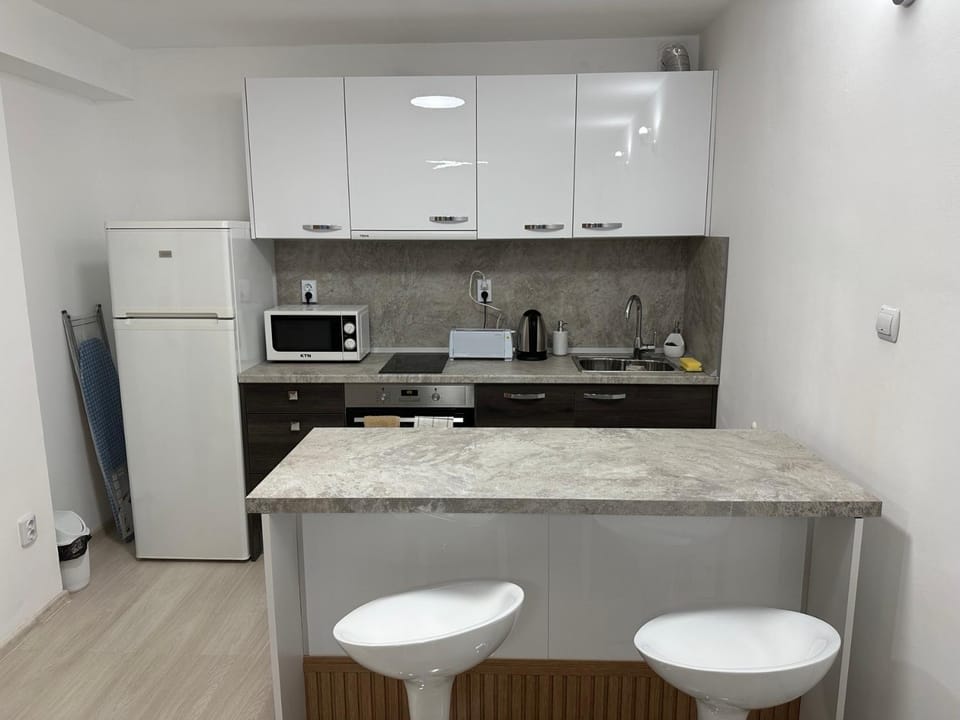 Coffee/tea facilities, Kitchen or kitchenette, Dining area, dishwasher, minibar, oven, stove, toaster