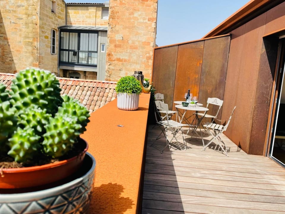 Balcony/Terrace, Dining area, Sunrise