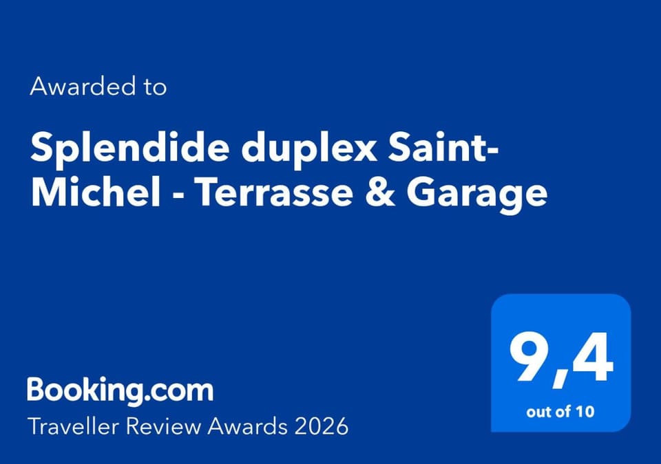 Splendide duplex Saint-Michel - Terrasse & Garage Apartment in Bordeaux