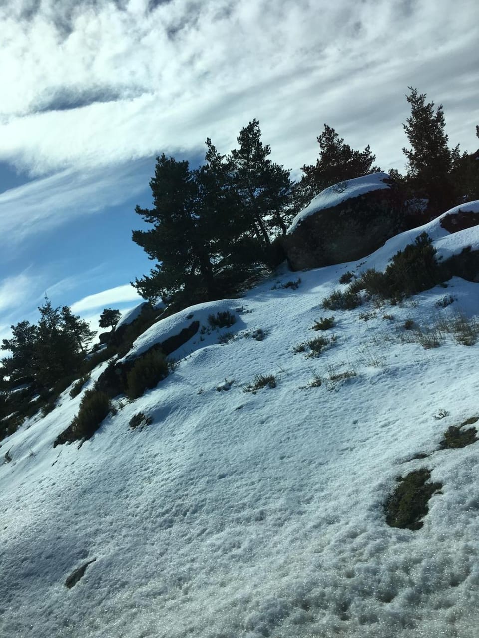 Natural landscape, Winter, Mountain view