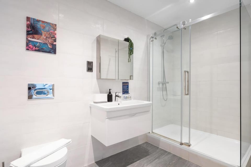 Shower, Toilet, Bathroom, towels
