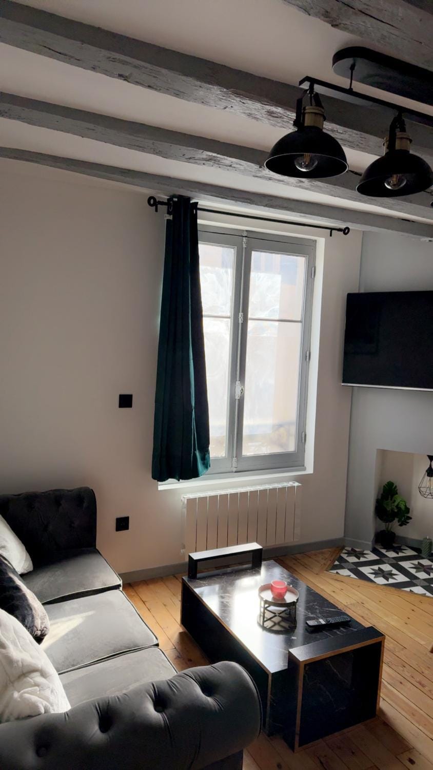 Le Gris métal, T2 duplex centre ville historique Apartment in Bourges