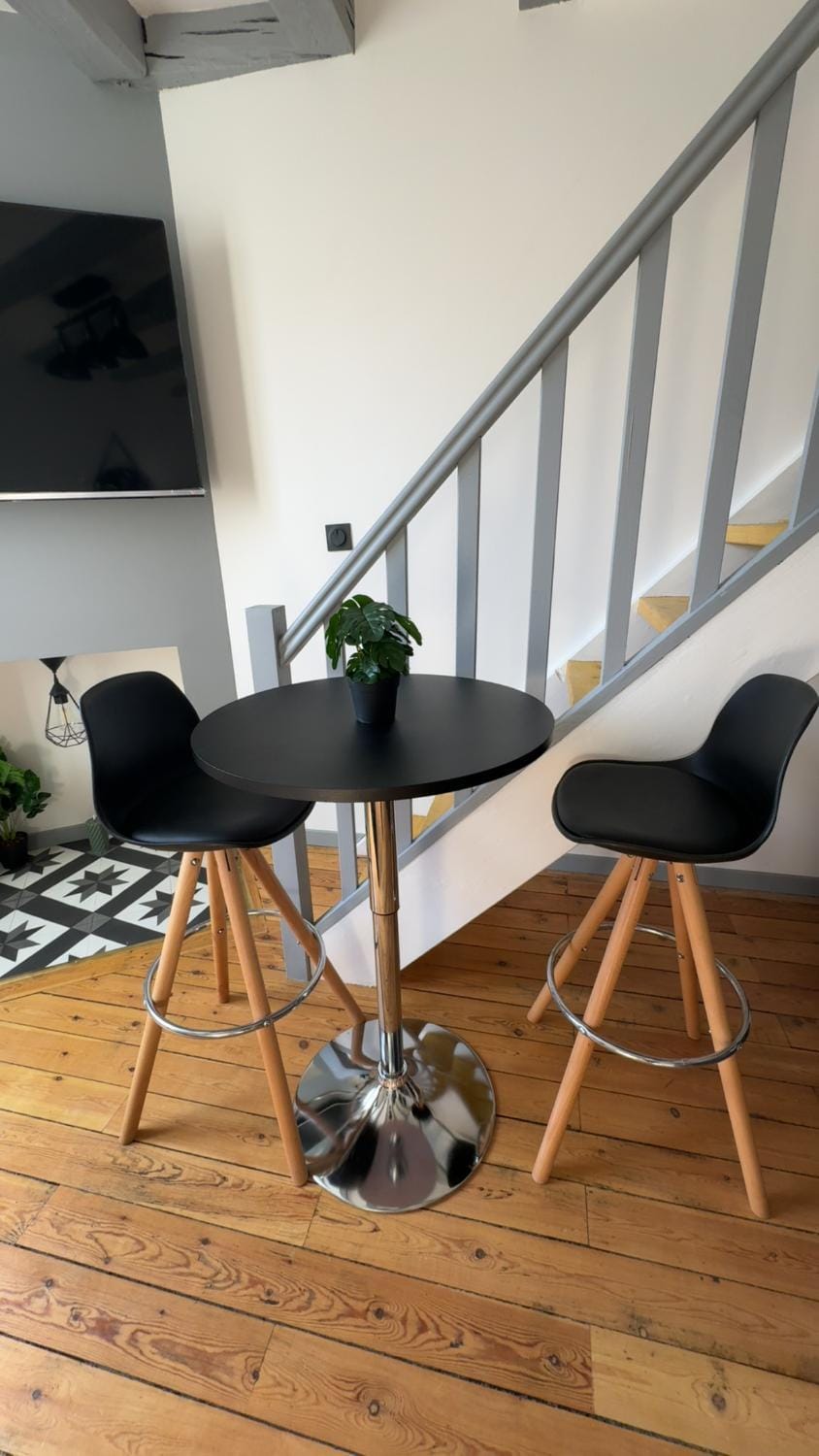 Le Gris métal, T2 duplex centre ville historique Apartment in Bourges