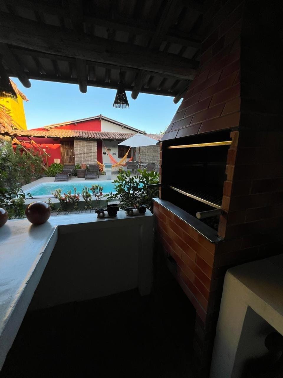 View (from property/room), Pool view, Swimming pool