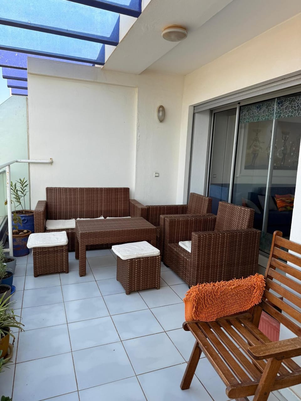 Patio, View (from property/room), Balcony/Terrace, sunbed