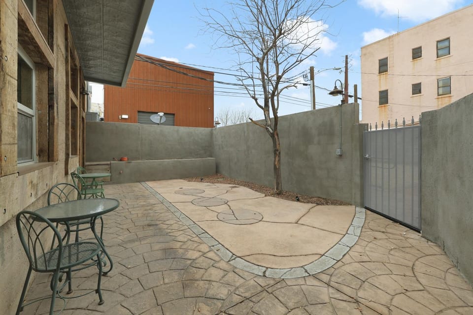 Patio, Seating area, Inner courtyard view