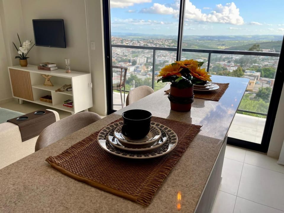 Natural landscape, View (from property/room), Living room, Dining area