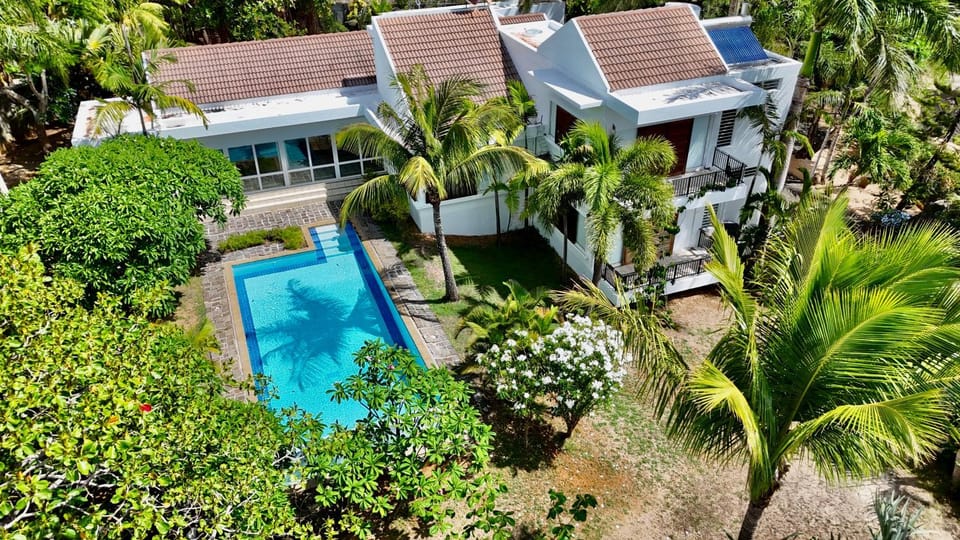 Property building, Spring, Day, Natural landscape, Garden, Garden view, Pool view, Swimming pool, sunbed