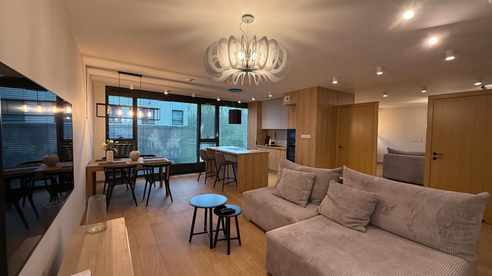 TV and multimedia, Kitchen or kitchenette, Living room, Seating area, Dining area