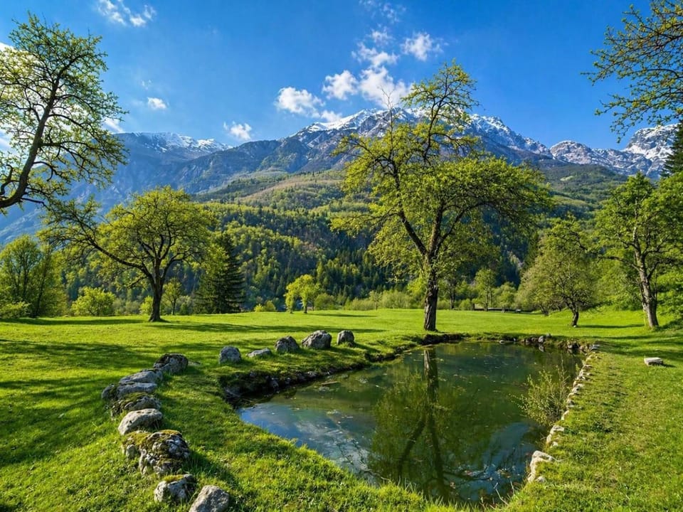 Natural landscape, Mountain view