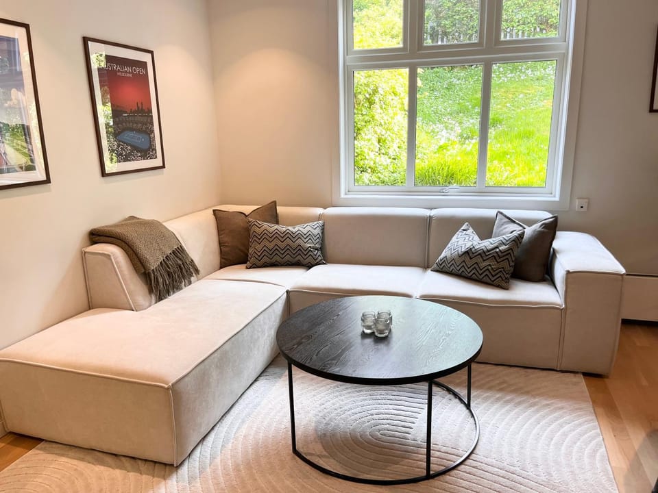 Central apartment with private garden and 18sqm terrace Apartment in Bergen