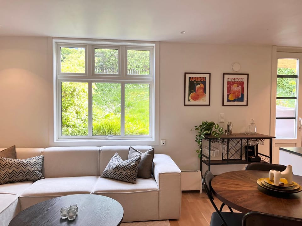 Central apartment with private garden and 18sqm terrace Apartment in Bergen