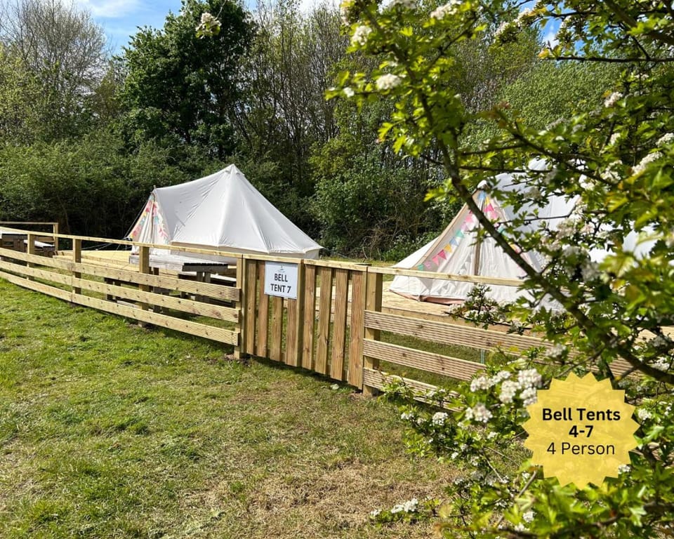Spring Lakes Bell Tents Luxury tent in England