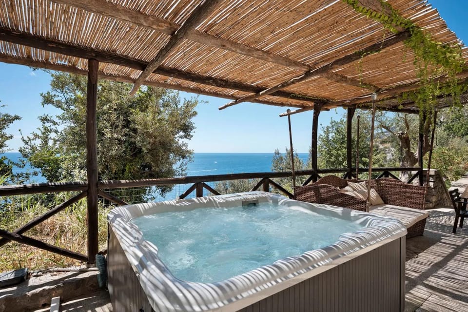 Property building, Living room, Swimming pool