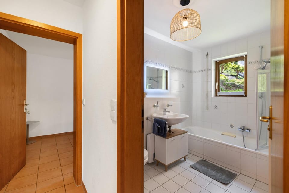 Bathroom, Living room