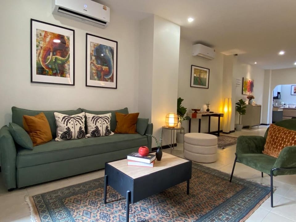 Living room, Seating area, air conditioner
