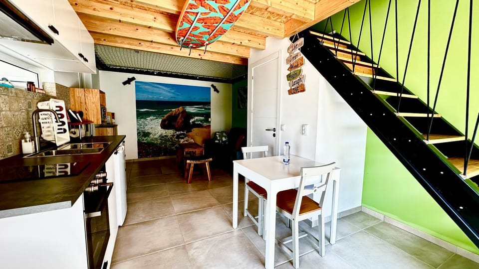 Living room, kitchen