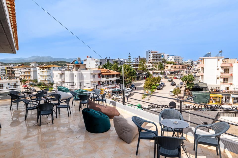 Property building, View (from property/room), Balcony/Terrace, Seating area
