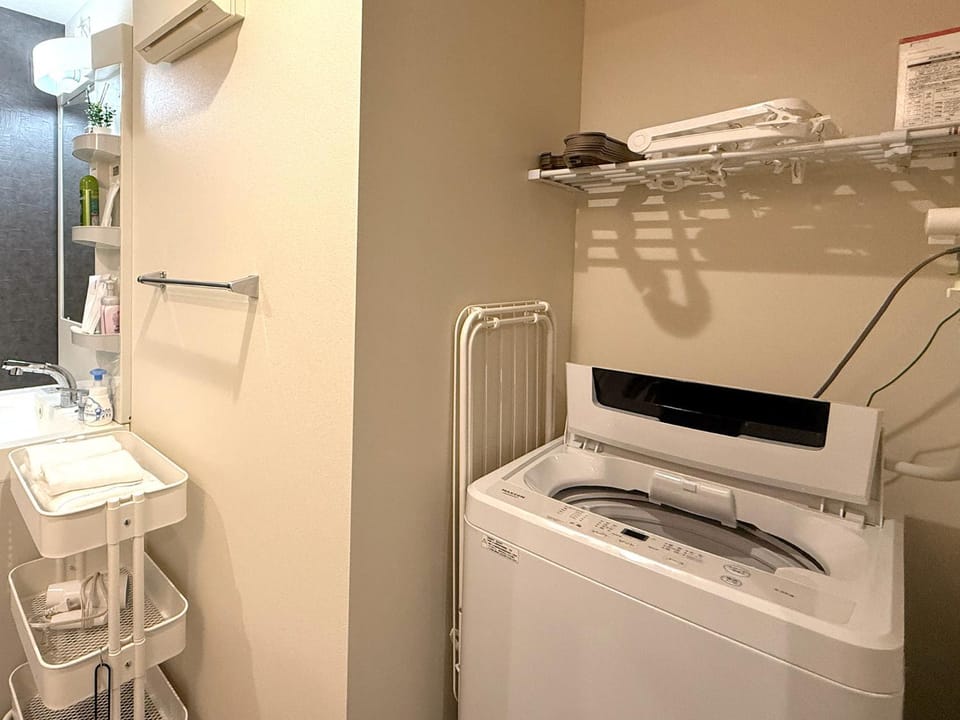Bathroom, washing machine