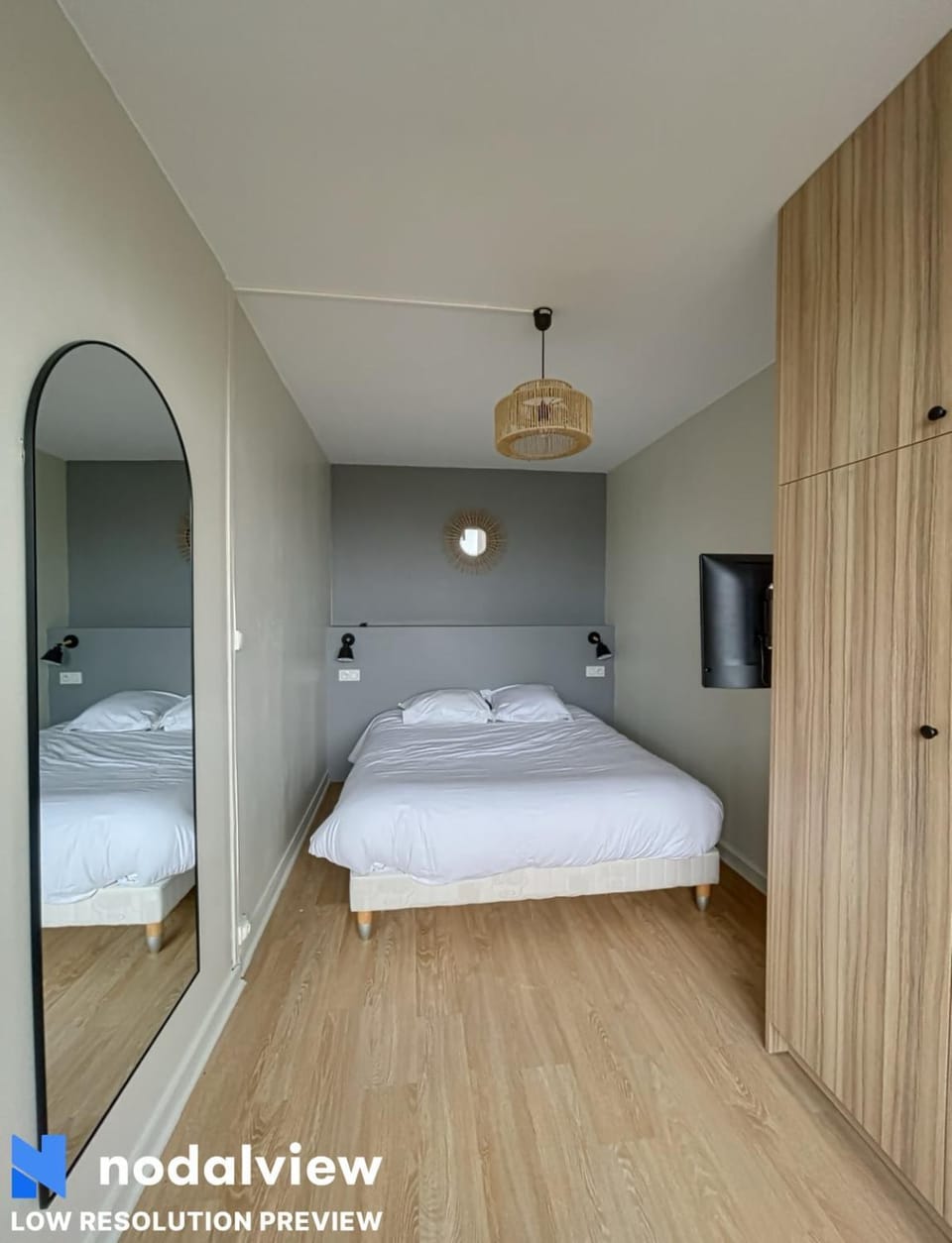 Bed, Photo of the whole room, Bedroom, wardrobe