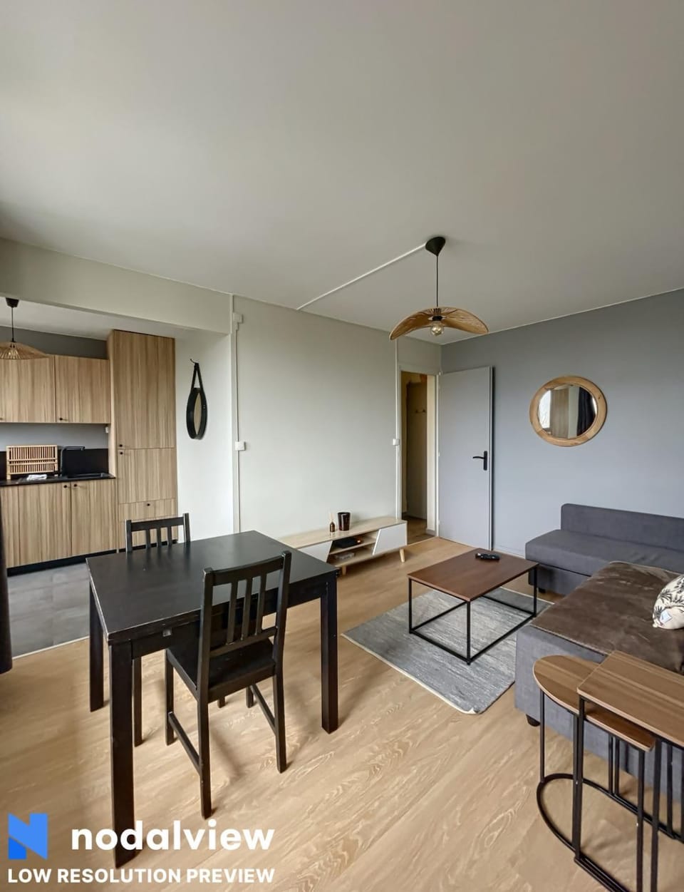 Living room, Seating area, Dining area