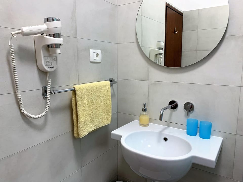 Bathroom, hair dryier