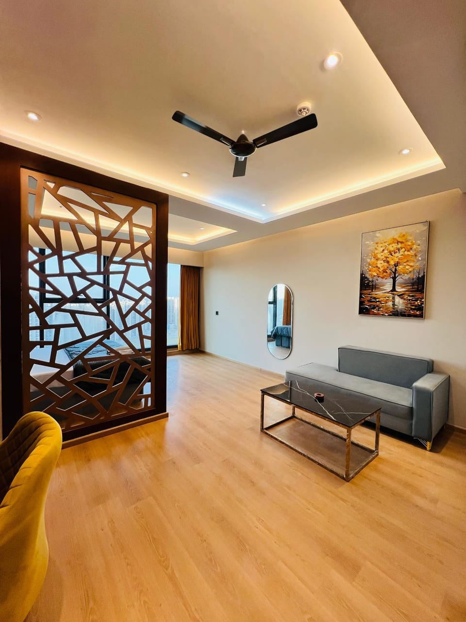 Luxurious Suite with Panoramic glass wall Apartment in Noida