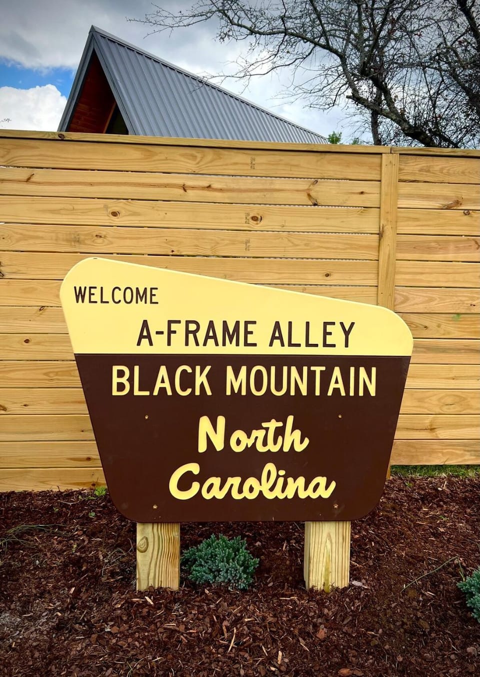 New Scandi-camp A-Frame, Hot Tub, Views, Walk Downtown Chalet in Black Mountain