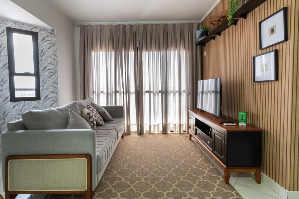 Apto Confortável à 250 m da praia! Apartment in State of São Paulo