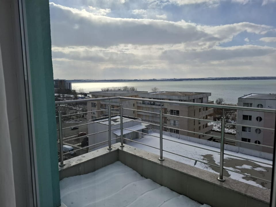 Property building, Day, Natural landscape, Winter, View (from property/room), Balcony/Terrace, Sea view