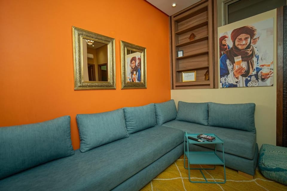 Appartement élégant 2 chambres avec Netflix, piscine et parking privé Apartment in Marrakesh