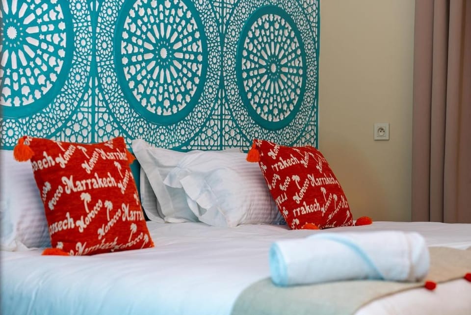 Appartement élégant 2 chambres avec Netflix, piscine et parking privé Apartment in Marrakesh