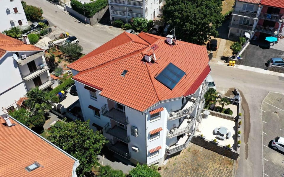Property building, Bird's eye view, Summer