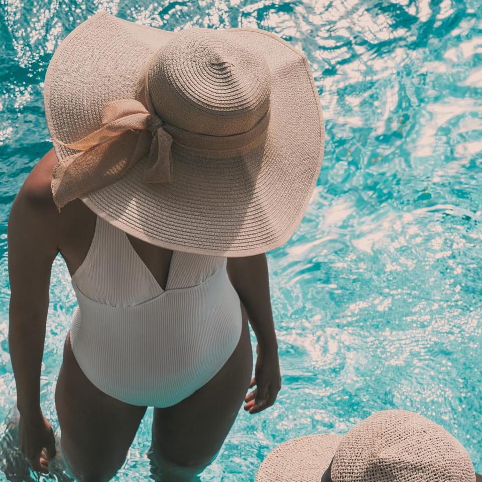 People, Pool view, Swimming pool