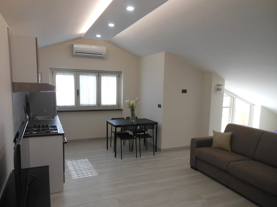 Living room, air conditioner