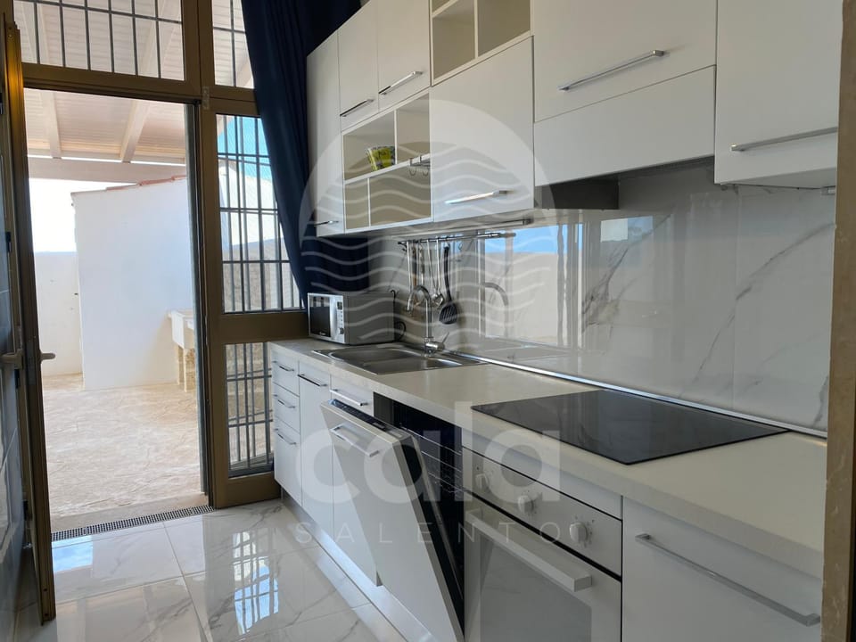 Kitchen or kitchenette, dishwasher, stove