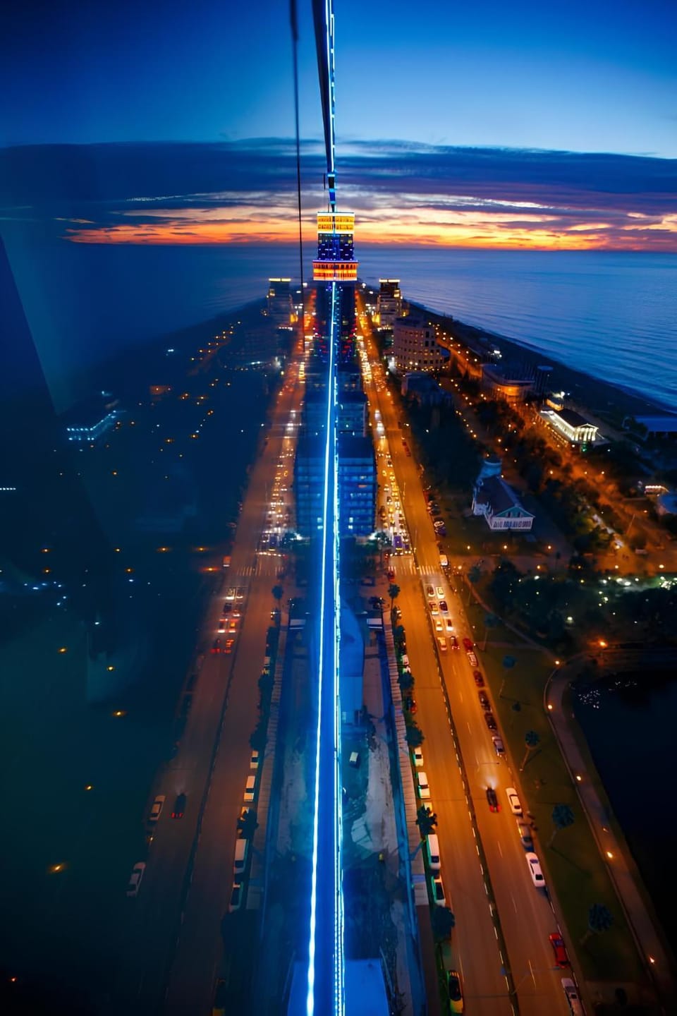 Night, Neighbourhood, Natural landscape, Bird's eye view, City view, Sea view, Sunrise, Sunset