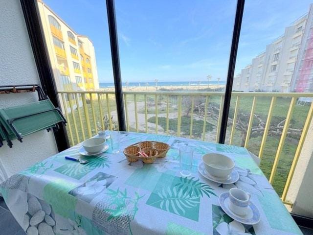 Agréable appartement vue sur la mer pour deux personnes 4PALMB514 Apartment in Le Barcarès