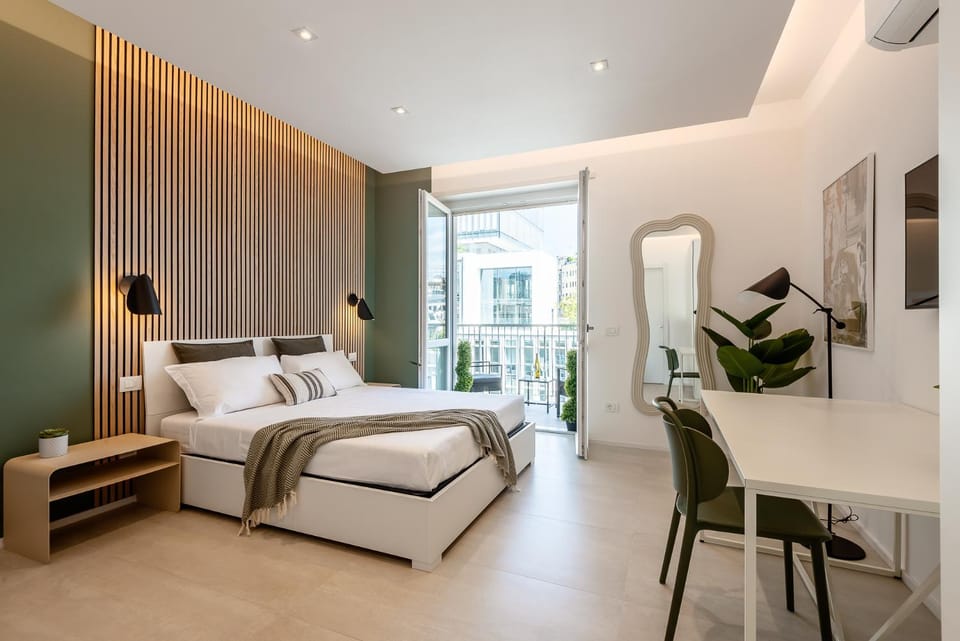 Bed, TV and multimedia, Photo of the whole room, Bedroom, air conditioner