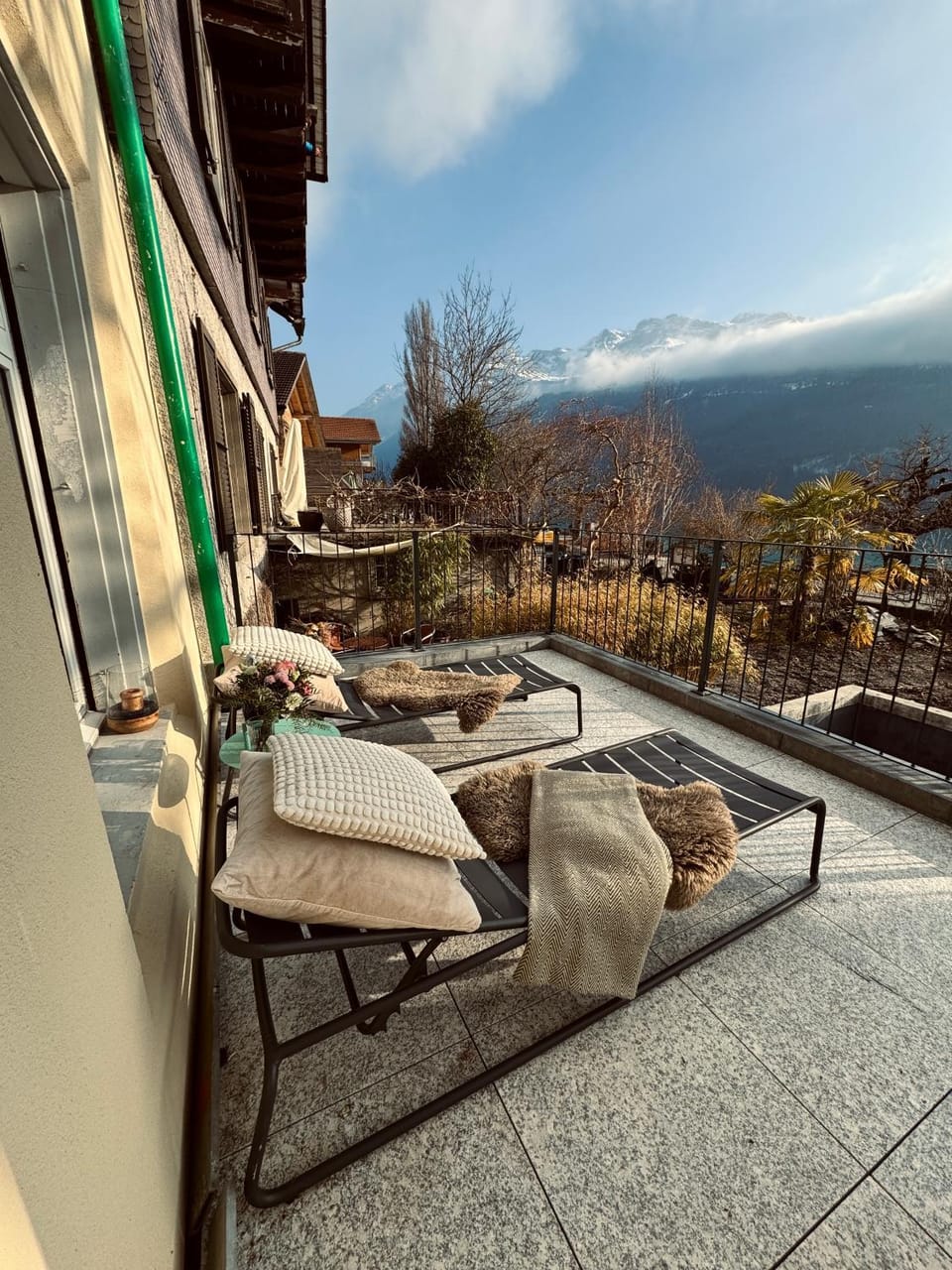 Natural landscape, Balcony/Terrace, Mountain view