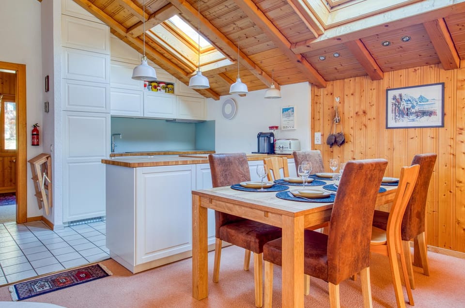Moulins 8 skylights and chimney Apartment in Haute-Savoie