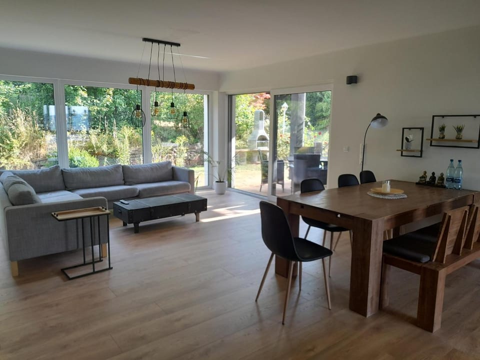 Living room, Seating area, Dining area